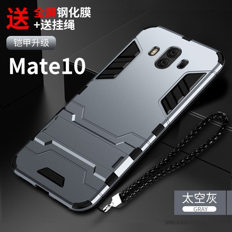 Etui Huawei Mate 10 Kreativ Telefonanti-fald, Cover Huawei Mate 10 Tasker Af Personlighed Sort