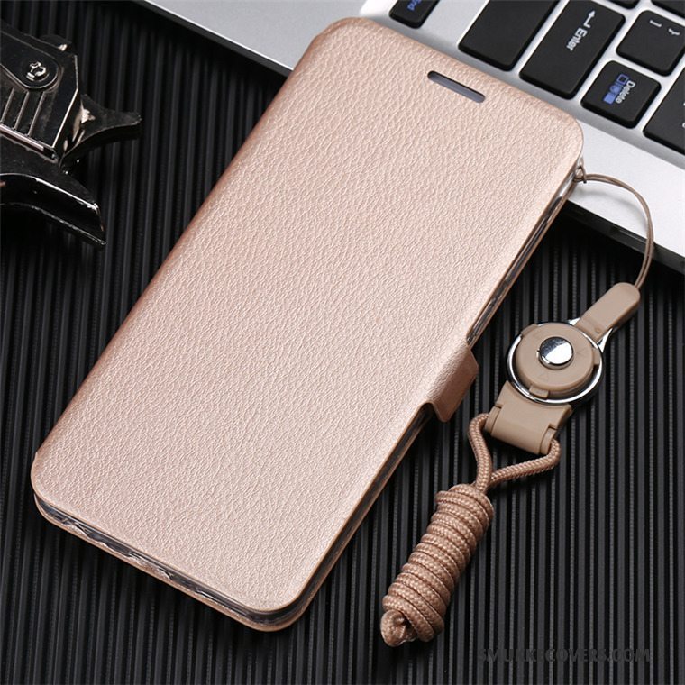 Etui Huawei Mate 10 Lite Beskyttelse Anti-fald Lilla, Cover Huawei Mate 10 Lite Læder Telefon