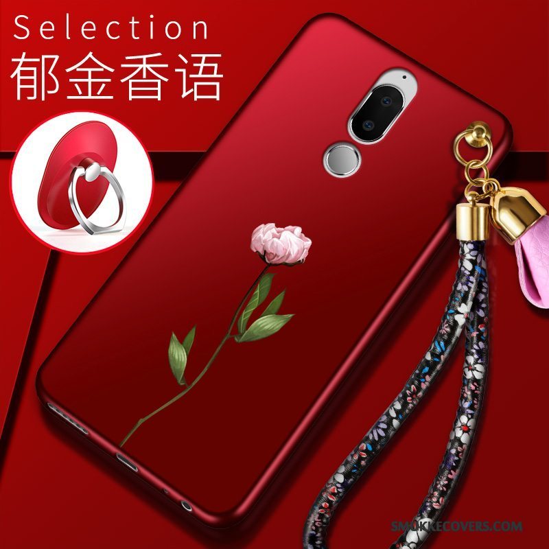 Etui Huawei Mate 10 Lite Beskyttelse Ny Telefon, Cover Huawei Mate 10 Lite Silikone Rød Anti-fald