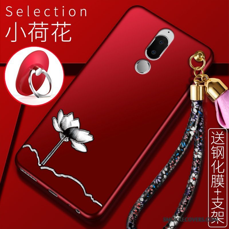 Etui Huawei Mate 10 Lite Beskyttelse Ny Telefon, Cover Huawei Mate 10 Lite Silikone Rød Anti-fald