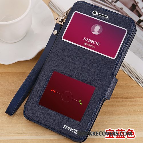 Etui Huawei Mate 10 Lite Beskyttelse Rød Telefon, Cover Huawei Mate 10 Lite Folio Anti-fald