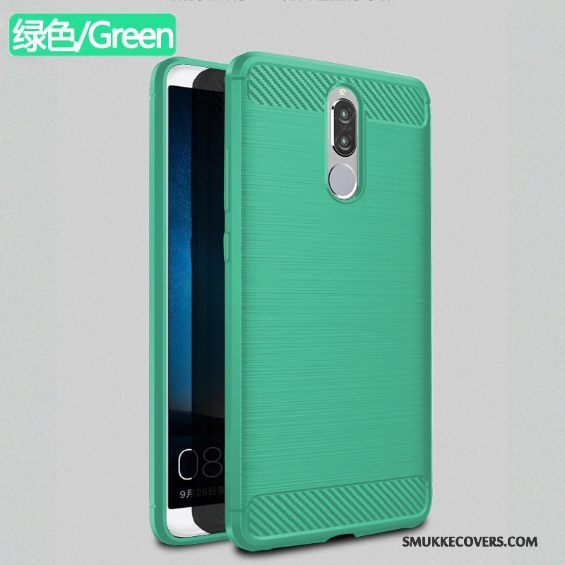 Etui Huawei Mate 10 Lite Blød Cyan Telefon, Cover Huawei Mate 10 Lite Silikone Anti-fald Ungdom