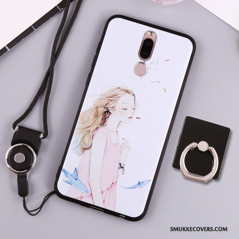 Etui Huawei Mate 10 Lite Blød Hvid Telefon, Cover Huawei Mate 10 Lite Silikone Grøn