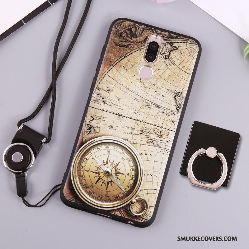 Etui Huawei Mate 10 Lite Blød Hvid Telefon, Cover Huawei Mate 10 Lite Silikone Grøn