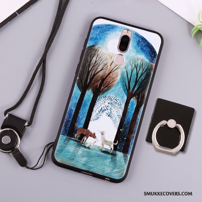 Etui Huawei Mate 10 Lite Blød Hvid Telefon, Cover Huawei Mate 10 Lite Silikone Grøn