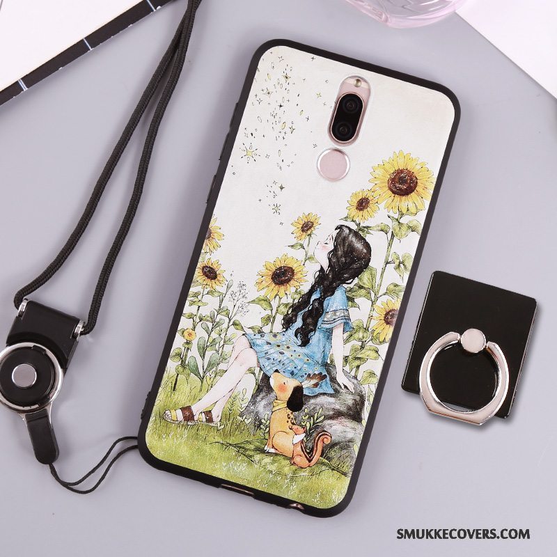 Etui Huawei Mate 10 Lite Blød Hvid Telefon, Cover Huawei Mate 10 Lite Silikone Grøn