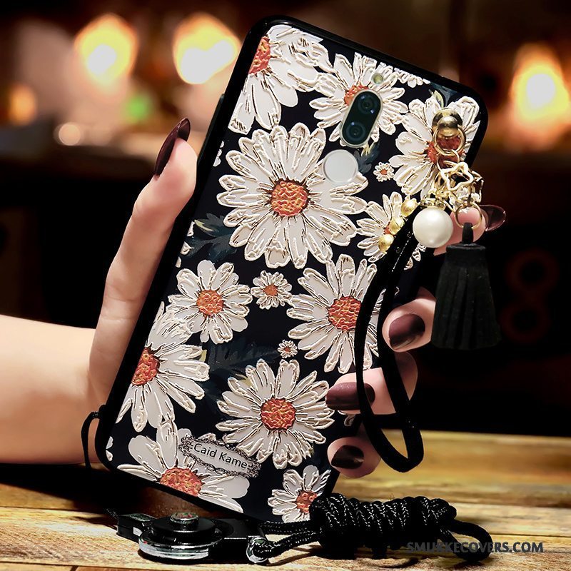 Etui Huawei Mate 10 Lite Blød Hængende Ornamenter Telefon, Cover Huawei Mate 10 Lite Relief