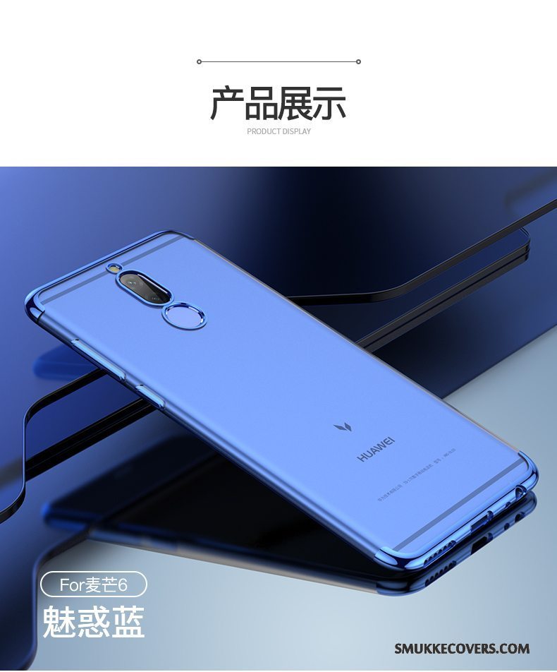 Etui Huawei Mate 10 Lite Blød Telefongennemsigtig, Cover Huawei Mate 10 Lite Silikone Guld
