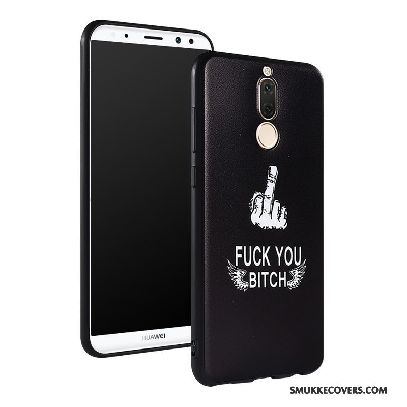 Etui Huawei Mate 10 Lite Cartoon Af Personlighed Nubuck, Cover Huawei Mate 10 Lite Blød Telefontrend