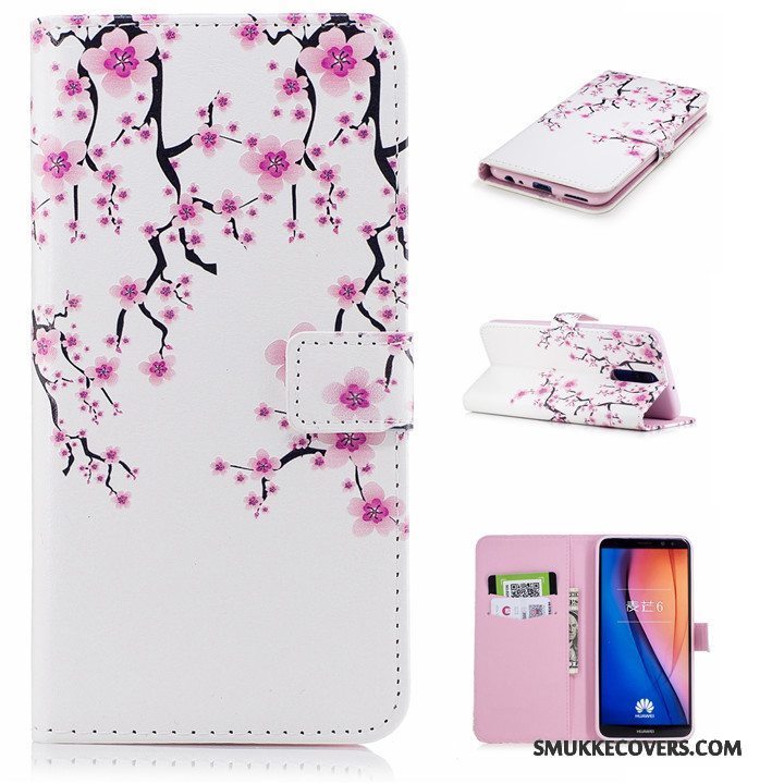 Etui Huawei Mate 10 Lite Folio Anti-fald Telefon, Cover Huawei Mate 10 Lite Silikone