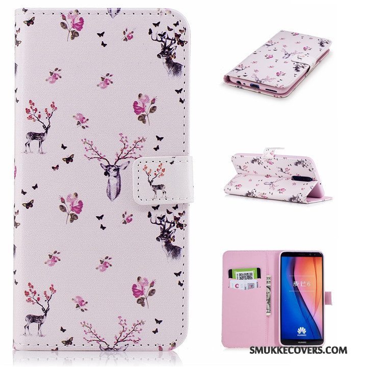 Etui Huawei Mate 10 Lite Folio Anti-fald Telefon, Cover Huawei Mate 10 Lite Silikone