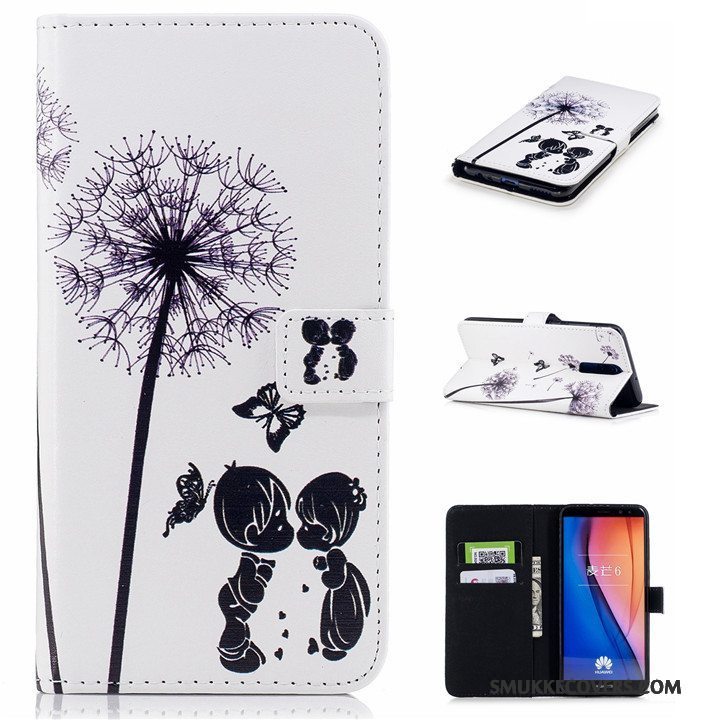 Etui Huawei Mate 10 Lite Folio Anti-fald Telefon, Cover Huawei Mate 10 Lite Silikone