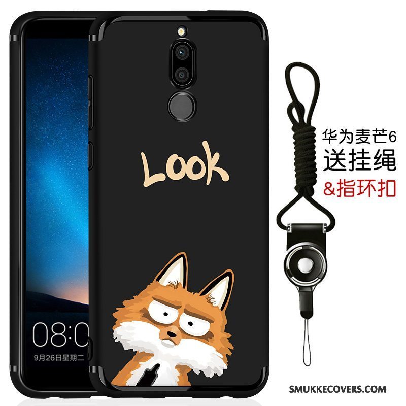 Etui Huawei Mate 10 Lite Kreativ Af Personlighed Trendy, Cover Huawei Mate 10 Lite Blød Sort Anti-fald