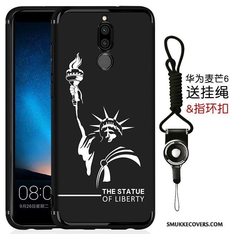 Etui Huawei Mate 10 Lite Kreativ Af Personlighed Trendy, Cover Huawei Mate 10 Lite Blød Sort Anti-fald