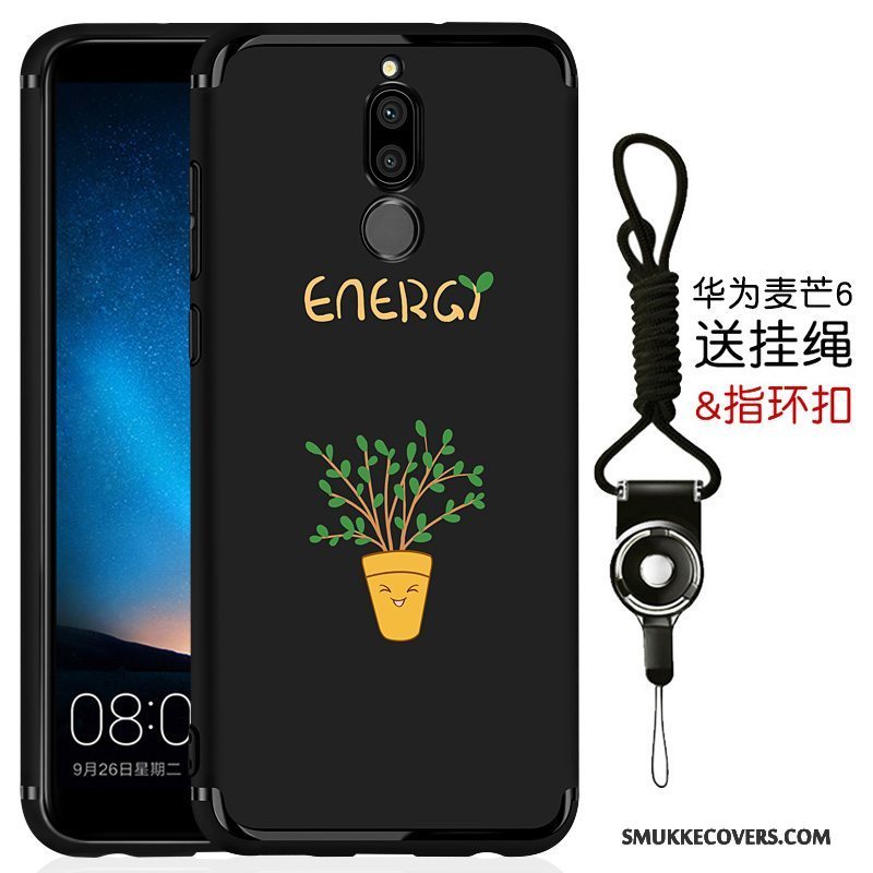 Etui Huawei Mate 10 Lite Kreativ Af Personlighed Trendy, Cover Huawei Mate 10 Lite Blød Sort Anti-fald