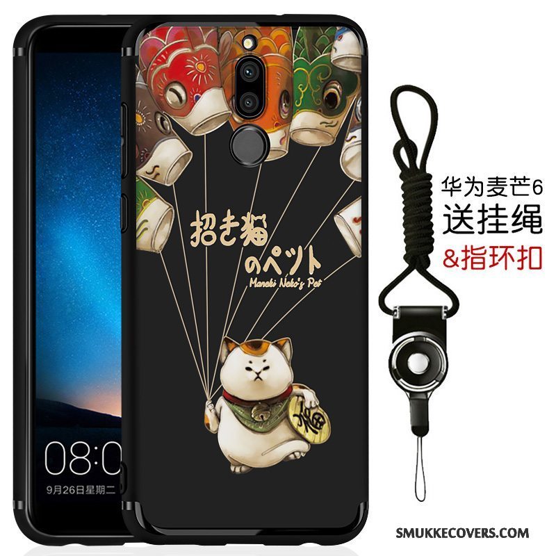 Etui Huawei Mate 10 Lite Kreativ Af Personlighed Trendy, Cover Huawei Mate 10 Lite Blød Sort Anti-fald