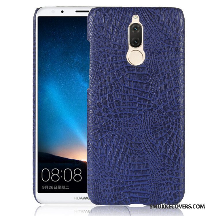 Etui Huawei Mate 10 Lite Læder Anti-fald Mønster, Cover Huawei Mate 10 Lite Beskyttelse Orange Telefon