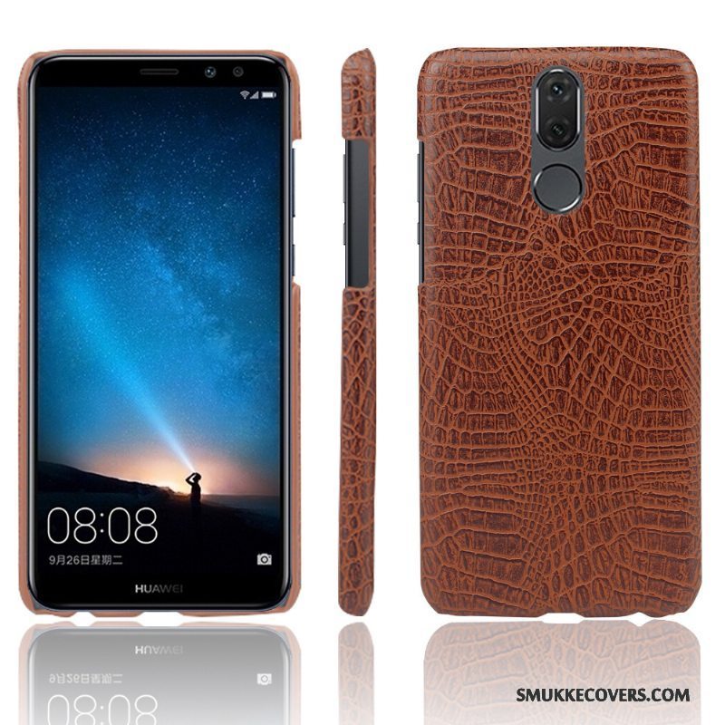 Etui Huawei Mate 10 Lite Læder Krokodille Mønster Telefon, Cover Huawei Mate 10 Lite Beskyttelse Ny Af Personlighed