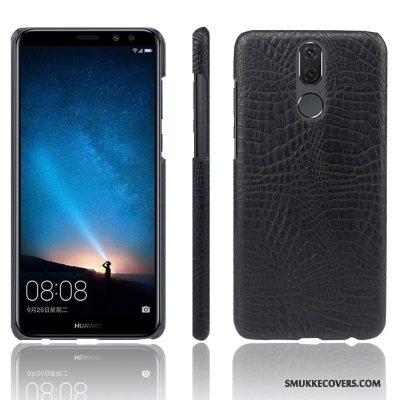 Etui Huawei Mate 10 Lite Læder Krokodille Mønster Telefon, Cover Huawei Mate 10 Lite Beskyttelse Ny Af Personlighed