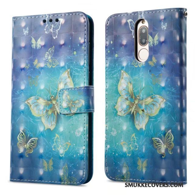 Etui Huawei Mate 10 Lite Læder Lyserød, Cover Huawei Mate 10 Lite Tegnebog