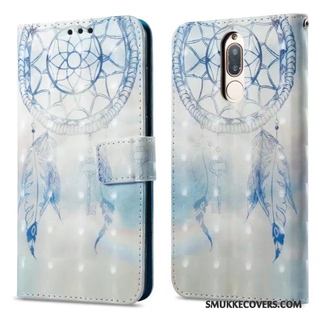 Etui Huawei Mate 10 Lite Læder Lyserød, Cover Huawei Mate 10 Lite Tegnebog