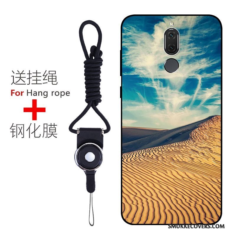 Etui Huawei Mate 10 Lite Silikone Mønster Telefon, Cover Huawei Mate 10 Lite Blød Anti-fald Nubuck