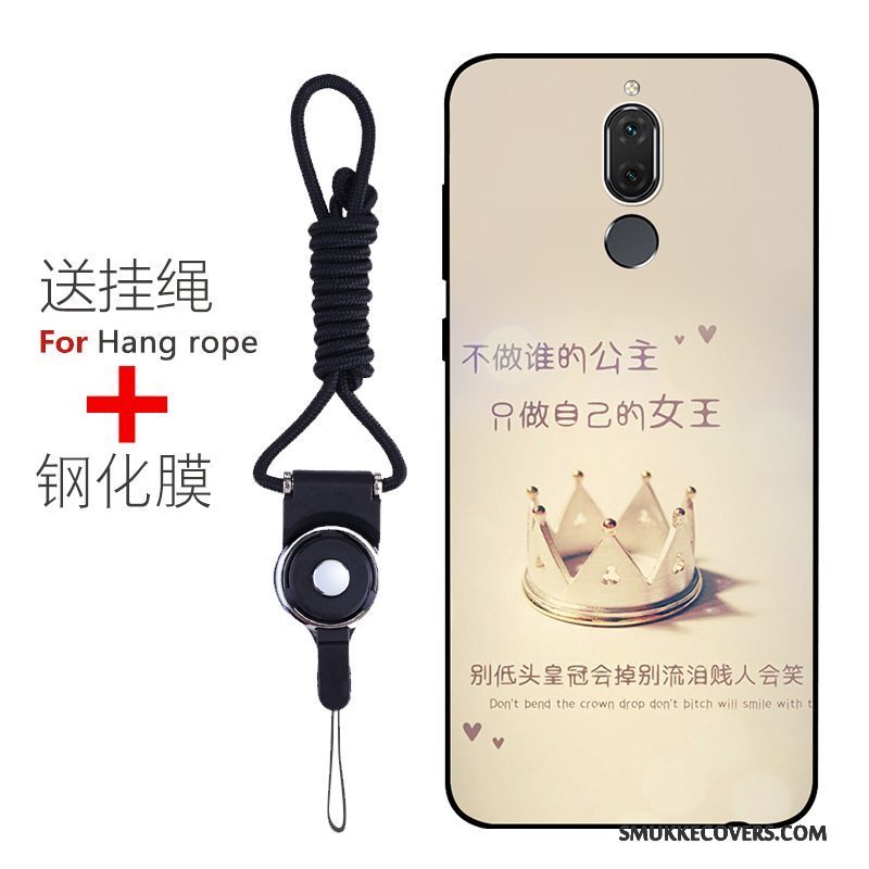 Etui Huawei Mate 10 Lite Silikone Mønster Telefon, Cover Huawei Mate 10 Lite Blød Anti-fald Nubuck