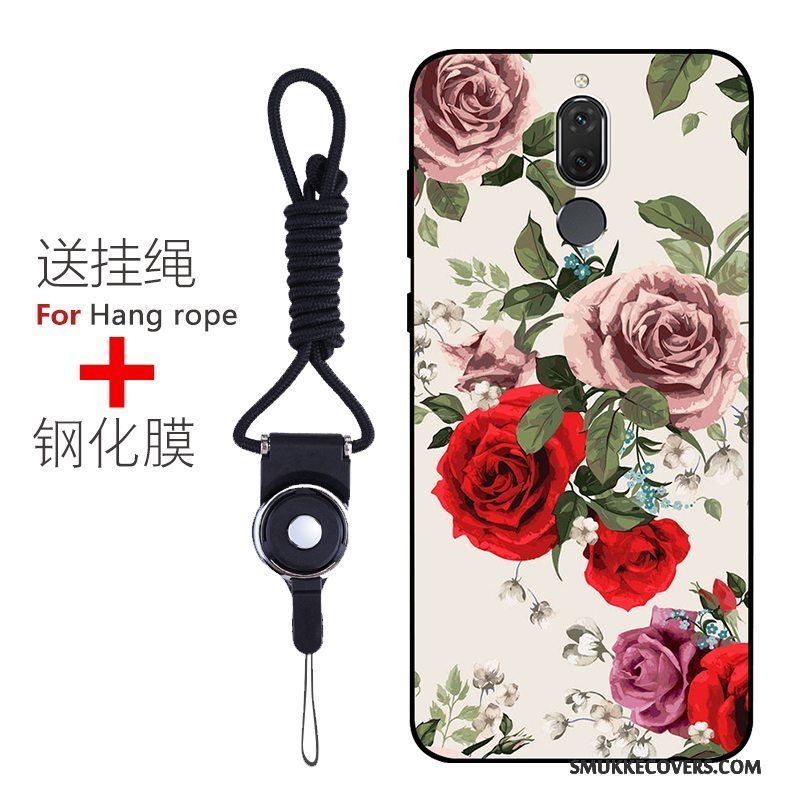 Etui Huawei Mate 10 Lite Silikone Mønster Telefon, Cover Huawei Mate 10 Lite Blød Anti-fald Nubuck