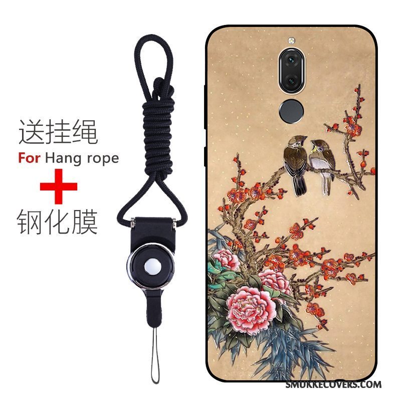 Etui Huawei Mate 10 Lite Silikone Mønster Telefon, Cover Huawei Mate 10 Lite Blød Anti-fald Nubuck