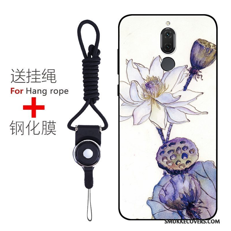 Etui Huawei Mate 10 Lite Silikone Mønster Telefon, Cover Huawei Mate 10 Lite Blød Anti-fald Nubuck