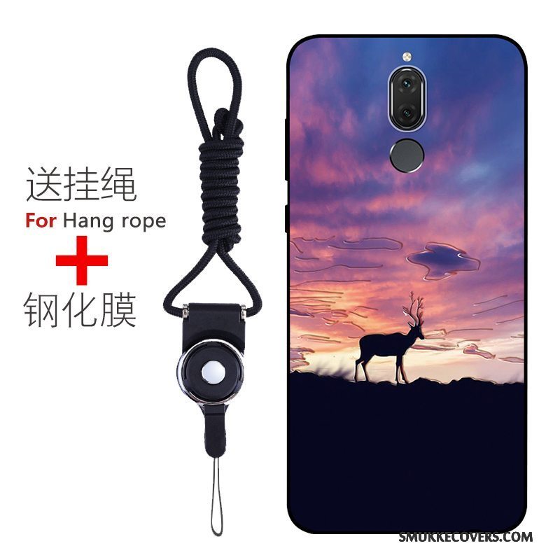 Etui Huawei Mate 10 Lite Silikone Mønster Telefon, Cover Huawei Mate 10 Lite Blød Anti-fald Nubuck