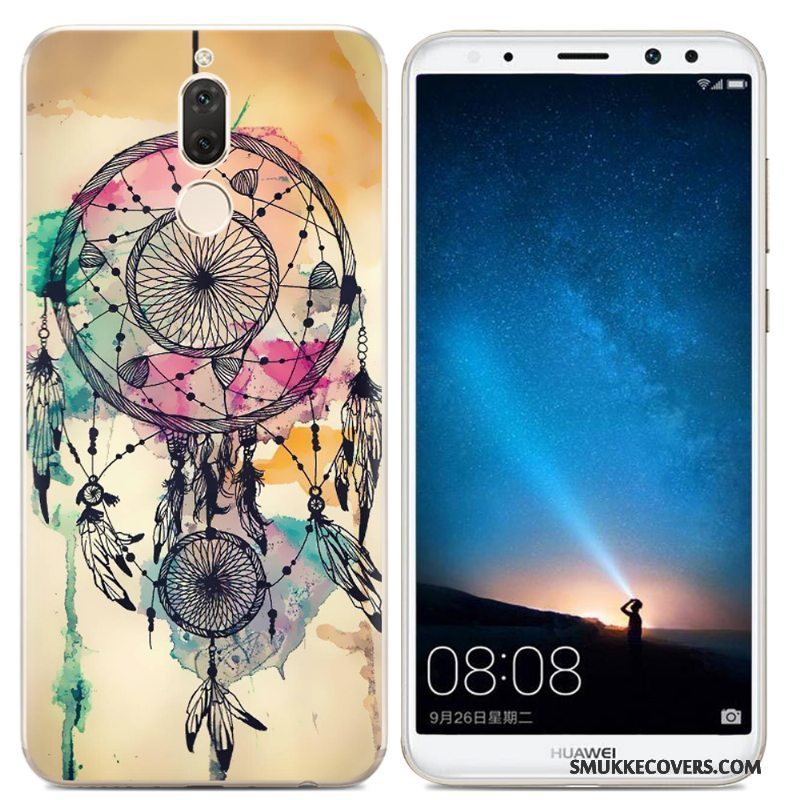 Etui Huawei Mate 10 Lite Silikone Telefontrend, Cover Huawei Mate 10 Lite Farve Gennemsigtig