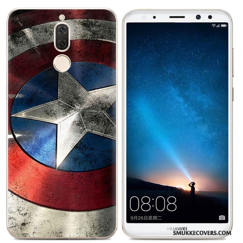 Etui Huawei Mate 10 Lite Silikone Telefontrend, Cover Huawei Mate 10 Lite Farve Gennemsigtig