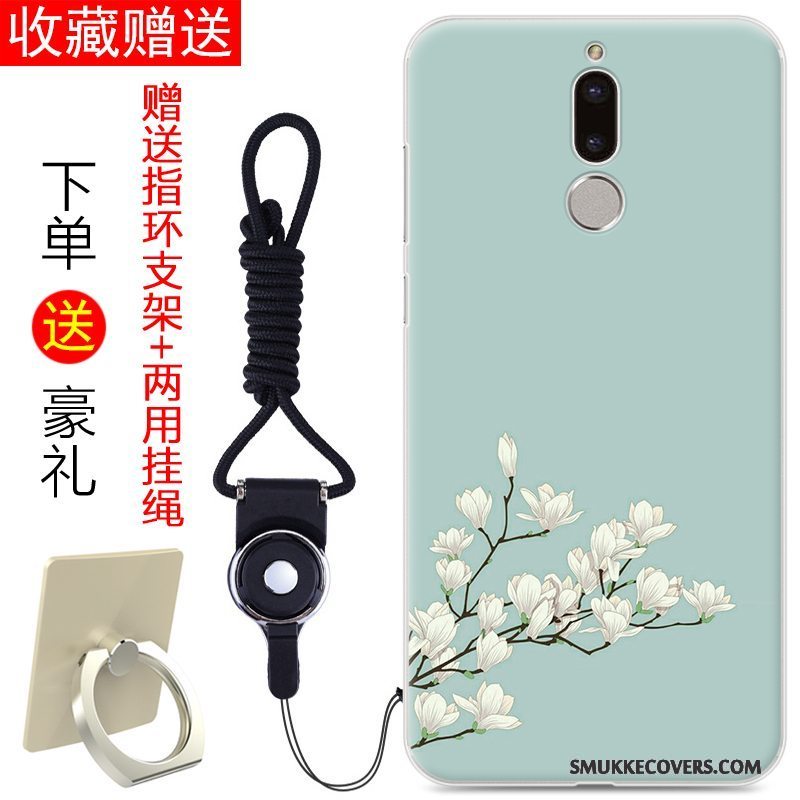 Etui Huawei Mate 10 Lite Silikone Trend Anti-fald, Cover Huawei Mate 10 Lite Tasker Lyseblå Af Personlighed