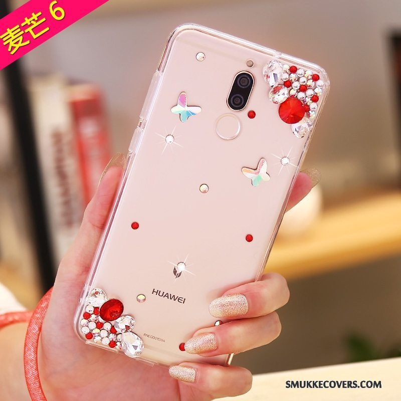 Etui Huawei Mate 10 Lite Strass Telefon, Cover Huawei Mate 10 Lite Blød