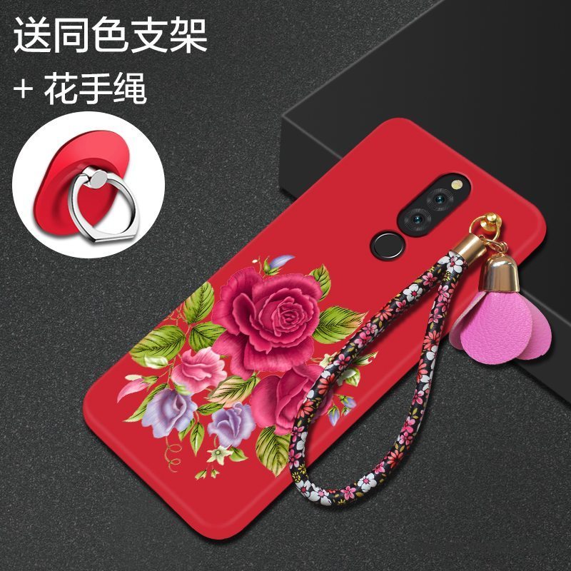 Etui Huawei Mate 10 Lite Tasker Rød Telefon, Cover Huawei Mate 10 Lite Kreativ Anti-fald