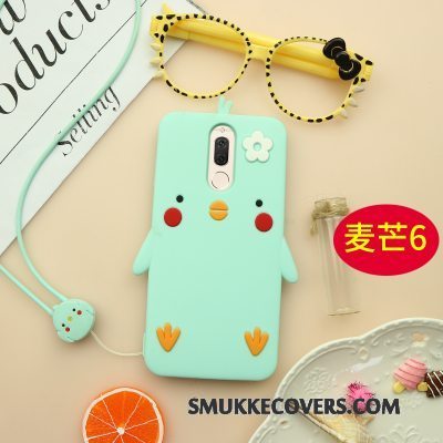 Etui Huawei Mate 10 Lite Tasker Telefonanti-fald, Cover Huawei Mate 10 Lite Beskyttelse Gul Smuk