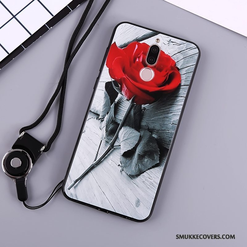 Etui Huawei Mate 10 Lite Tasker Telefonanti-fald, Cover Huawei Mate 10 Lite Rød