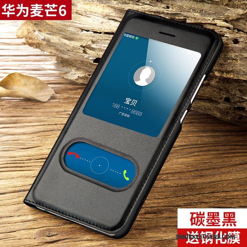 Etui Huawei Mate 10 Lite Tasker Telefonblå, Cover Huawei Mate 10 Lite Folio Anti-fald