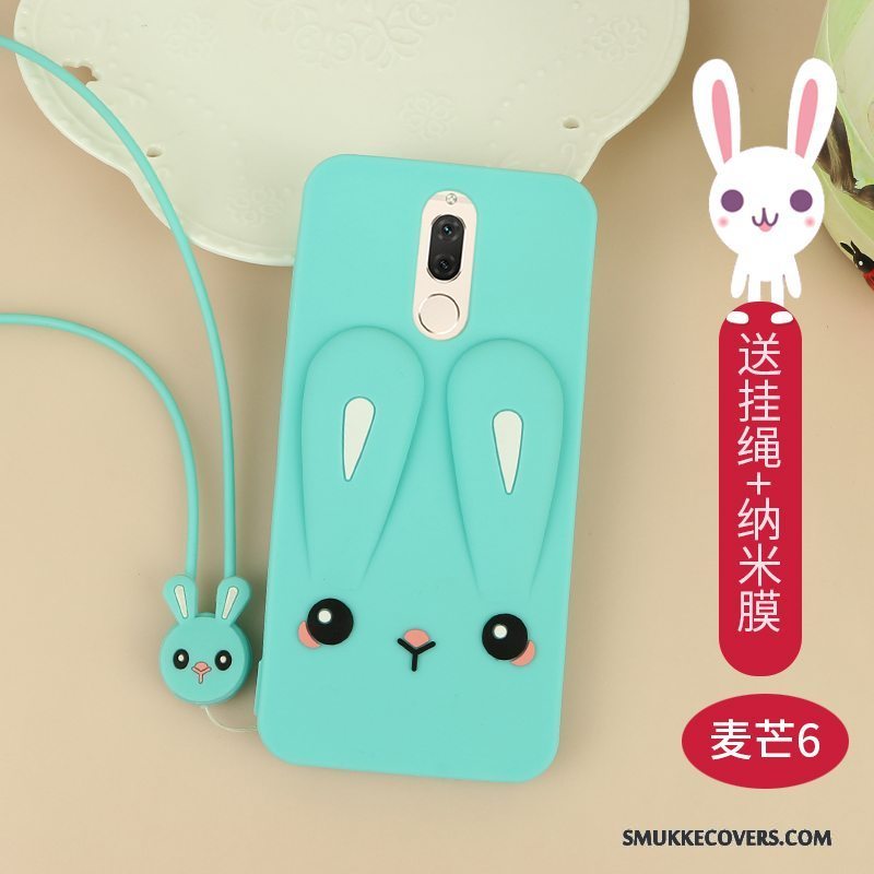 Etui Huawei Mate 10 Lite Tasker Telefonlyserød, Cover Huawei Mate 10 Lite Cartoon Anti-fald