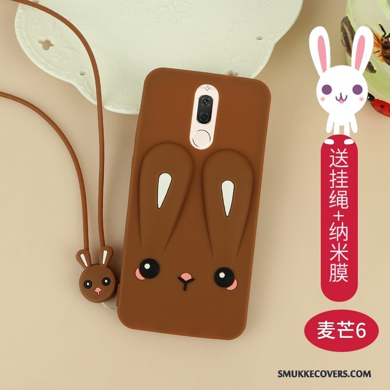 Etui Huawei Mate 10 Lite Tasker Telefonlyserød, Cover Huawei Mate 10 Lite Cartoon Anti-fald