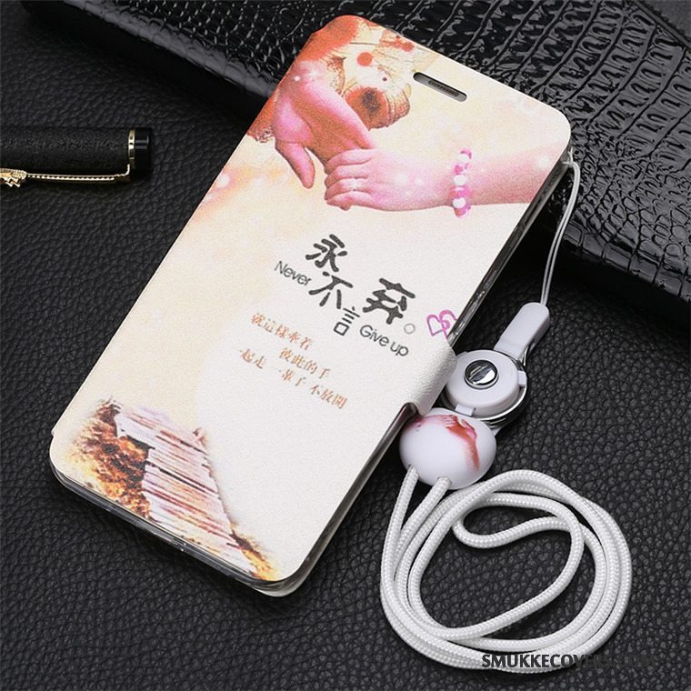 Etui Huawei Mate 10 Læder Hængende Ornamenter Anti-fald, Cover Huawei Mate 10 Cartoon Lyserød Telefon