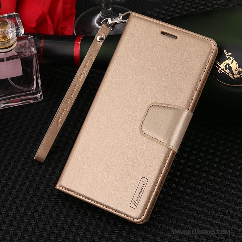 Etui Huawei Mate 10 Læder Hængende Ornamenter Lyserød, Cover Huawei Mate 10 Tasker Anti-fald Telefon