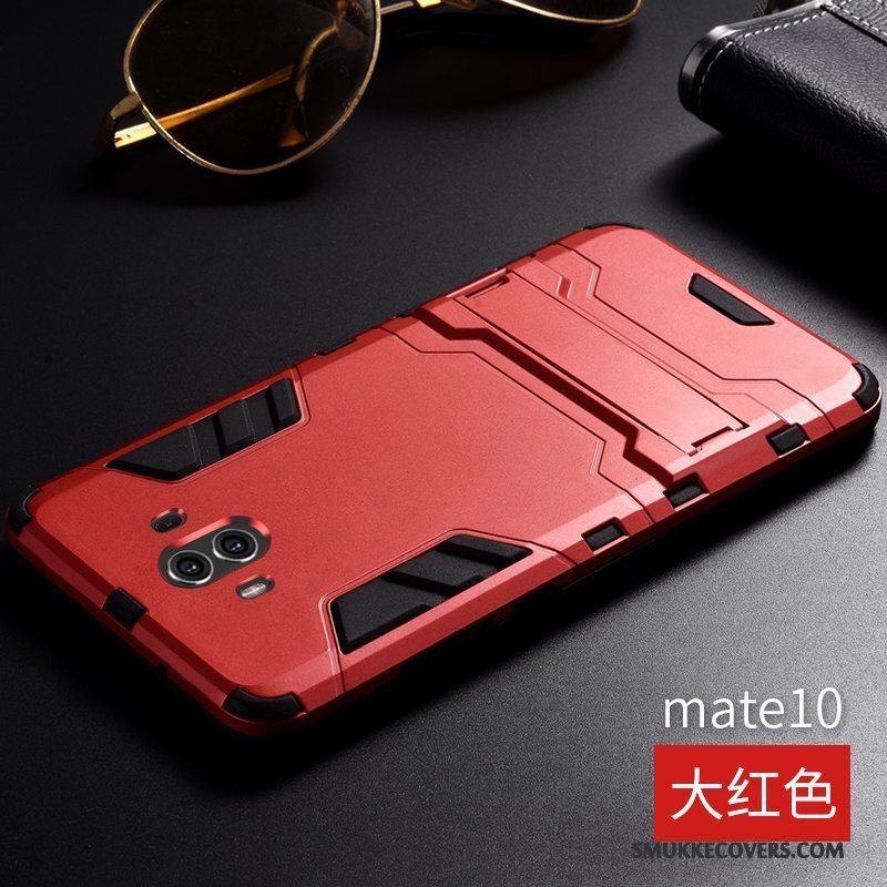 Etui Huawei Mate 10 Metal Grå Trend, Cover Huawei Mate 10 Beskyttelse Ramme Tre Forsvar