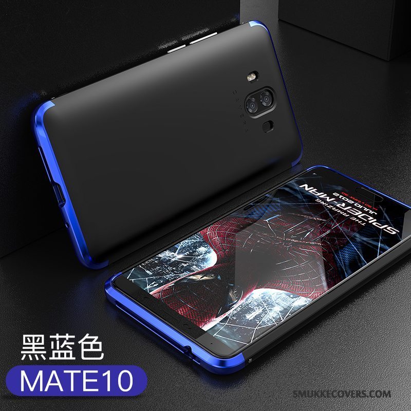 Etui Huawei Mate 10 Metal Hård Af Personlighed, Cover Huawei Mate 10 Tasker Grøn Anti-fald