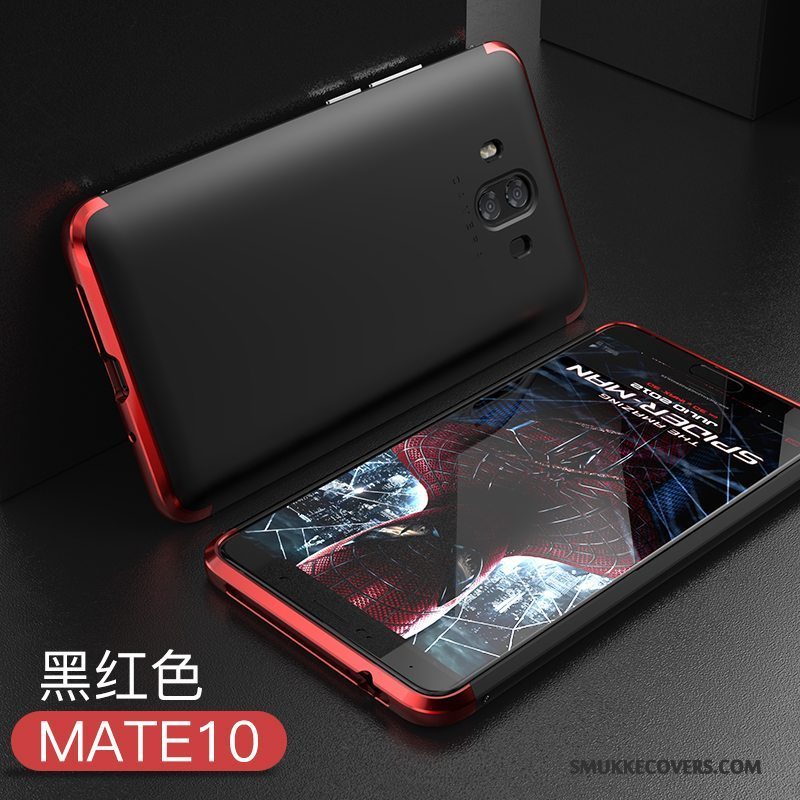 Etui Huawei Mate 10 Metal Hård Af Personlighed, Cover Huawei Mate 10 Tasker Grøn Anti-fald