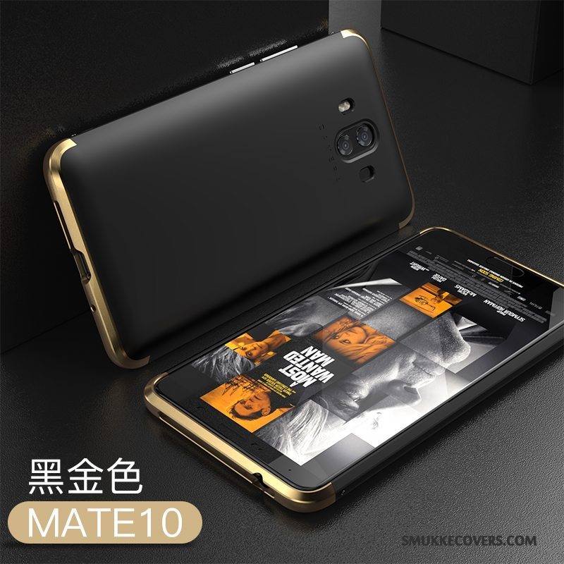Etui Huawei Mate 10 Metal Hård Af Personlighed, Cover Huawei Mate 10 Tasker Grøn Anti-fald