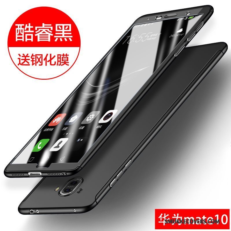 Etui Huawei Mate 10 Metal Ramme Telefon, Cover Huawei Mate 10 Tasker Rød Hård
