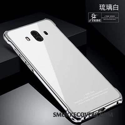 Etui Huawei Mate 10 Metal Trend Rød, Cover Huawei Mate 10 Beskyttelse Tre Forsvar Telefon