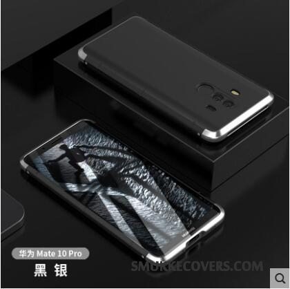 Etui Huawei Mate 10 Pro Beskyttelse Anti-fald Lilla, Cover Huawei Mate 10 Pro Metal Tynd Af Personlighed